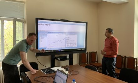 Дискусия за използвани модели от учените от Чехия и България, в Института по аграрна икономика